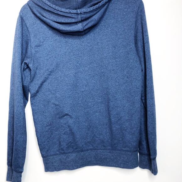 On The Byas Aztec Floral Mixed Print Blue Hoodie Size Small - Picture 5 of 6